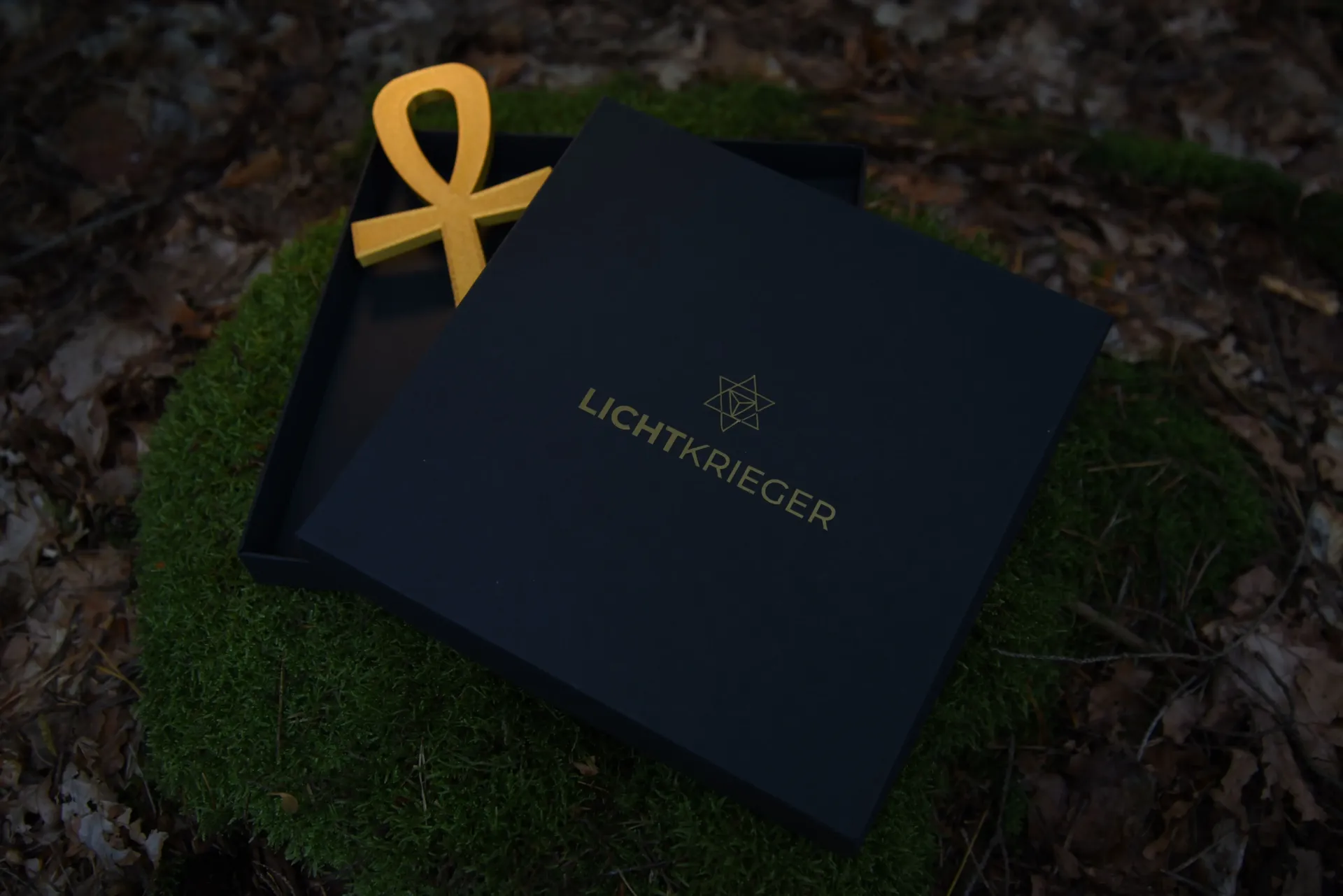 Ankh-Symbol – Goldfarben, 3D-Druck